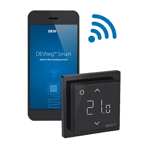 Wi-Fi терморегулятор DeviReg Smart Черный 203403 фото