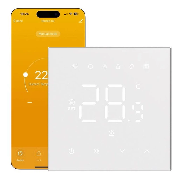 Wi-Fi терморегулятор Terneo NX Білий 203411 фото
